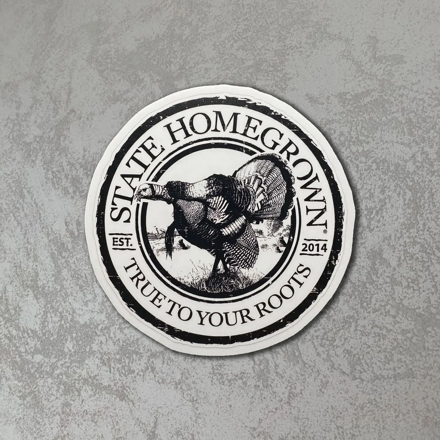Ol' Tom Turkey Decal, Wild Turkey Vinyl Sticker, Hunting Outdoor Decal, Waterproof Laptop Car Tumbler Sticker
