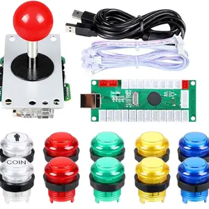 1-Player LED Arcade Joystick & Button Set