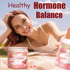 Migcopat Inositol Multivitamin Gummies 18-in-1 Formula with Myo-Inositol & D-Chiral Inositol 40:1 Ratio Omega-3,Magnesium,Folate Raspberry Flavor Sugar-Free 90 Count Healthcare Dietary Supplement - Edible Fitness