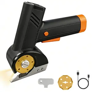 Cordless Rechargeable Electric Scissors – Portable Cutter for Fabric, Cardboard, Leather, Carpet & Crafting Sewing Tools