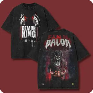 [ Sale up to 30% ] [ FINN BALOR ] Finn Balor T-shirt, Demon King shirt, WWE graphic tee, unisex wrestling tee, WWE Finn Balor merch, wrestling fan apparel, pro wrestling merch, WWE 2025 gear ,Gift for Him, Gift for Her Streetwear