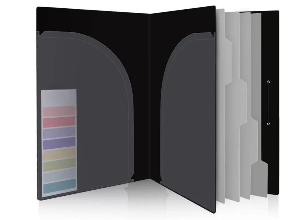 Accordion File Organizer, 5 Pocket Expanding Files Folder, Portable Document Organizer for School & Office