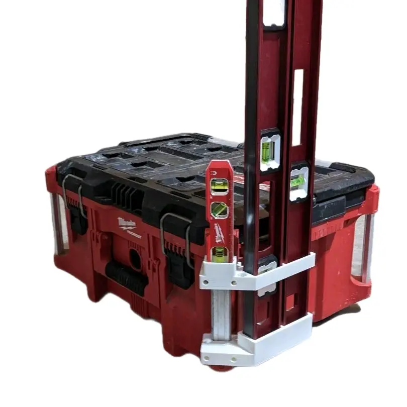 Side Mount to Hold Levels Made For Milwaukee Packout Boxes