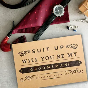 Kraft Groomsman Box Set