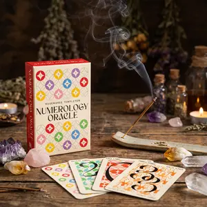 Numerology Oracle Cards - Spiritual Number Meanings & Guidance Deck for Insight and Guidance