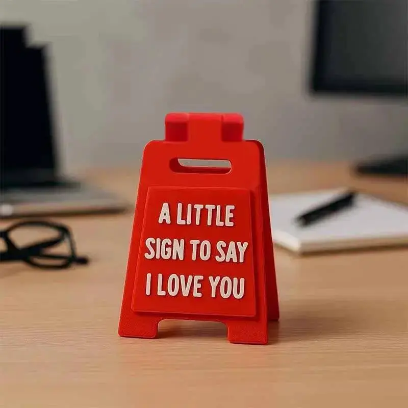 1pc A Little Sign to Say I Love You Desk Sign, Decorative Sign, For Valentine's Day and Birthday Gift for Girlfriend, Boyfriend or Family, Romantic Office Desktop Decoration, Creative Novelty Desk Decor