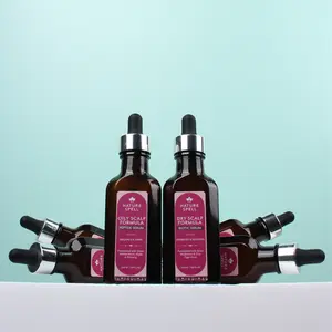 Nature Spell Scalp Formula - Balance & Shine Peptide Serum for Oily Scalp & Calm & Clear Biotic Serum for Dry Scalp Soothing 50ml