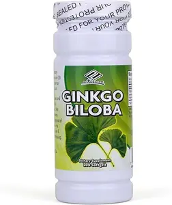 Ginkgo Biloba 60 mg – Herbal Supplement for Cognitive Support, Focus & Circulation – 200 Softgels | by Nu Health