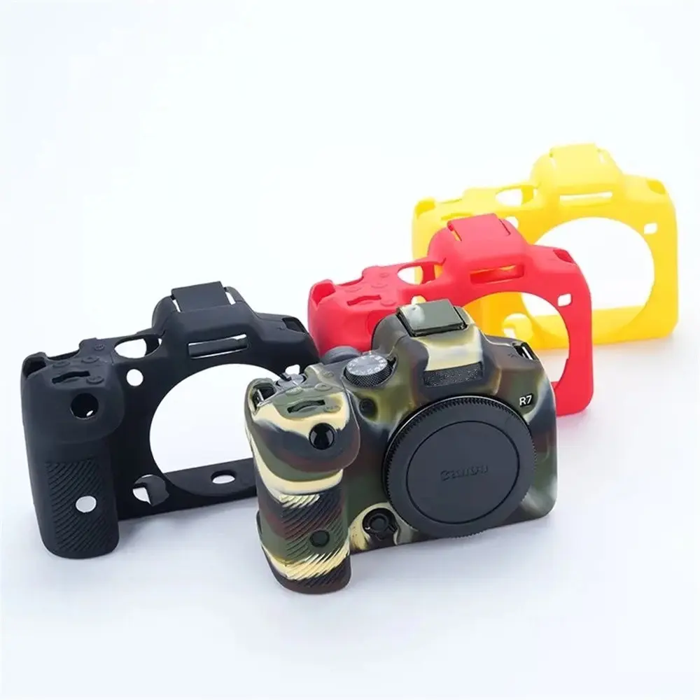 Soft Silicone Armor Camera Body Case For Canon EOS R10 R50 R100 R5 R6 R6II R7 R8 RP Protective Rubber Cover