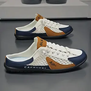 Men's fashionable sandals, loafers- soft upper, suitable for daily casual wear, vacation shoes, breathable and non slip casual shoes- suitable for outdoor walking, camping, beach- unisex, comfortable all year round
