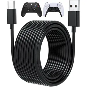 15FT Long USB C  PS5 Controller Charger Cord for  Series X/Series S Controller,-5,PS5  ,PS 5 Dual Sense,Fast USB C Type C Cord for  Pro Data Transfer Play Wire