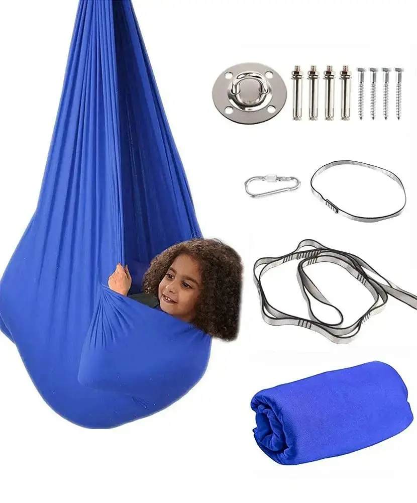 Proprioception & Vestibular Therapy Swing — OT-Recommended Indoor/Outdoor Sensory Swing for Kids with Autism, ADHD & Sensory Processing