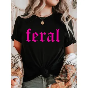 Feral ~ Unisex Apparel Printed In The USA! Casual Clothes