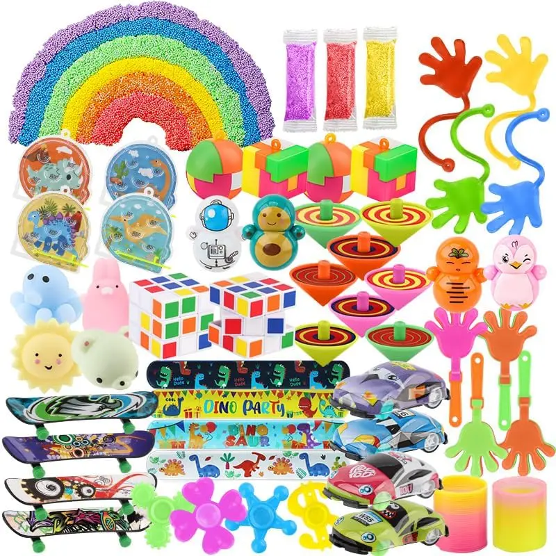 60 Pcs Party Favors for Kids – Mini Treasure Box Toys, Bulk Classroom Prizes, & Easter Basket Stuffers, Goodie Bag Fillers for Birthday Parties, Boys & Girls Gifts
