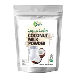 Organic Coconut Milk Powder 1 lb  USDA Certified & Kosher  Plant-Based Creamer for Coffee, Tea, Smoothies  Non-GMO, Gluten-Free