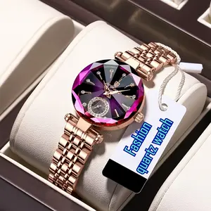 New Fashion Casual Women's Watch, Ultra-thin Casual Style, Luxurious Elegant Design, Round Case, Special Design, Suitable for Gifting, for Girlfriend, Valentine's Day Gift, Easy to Match