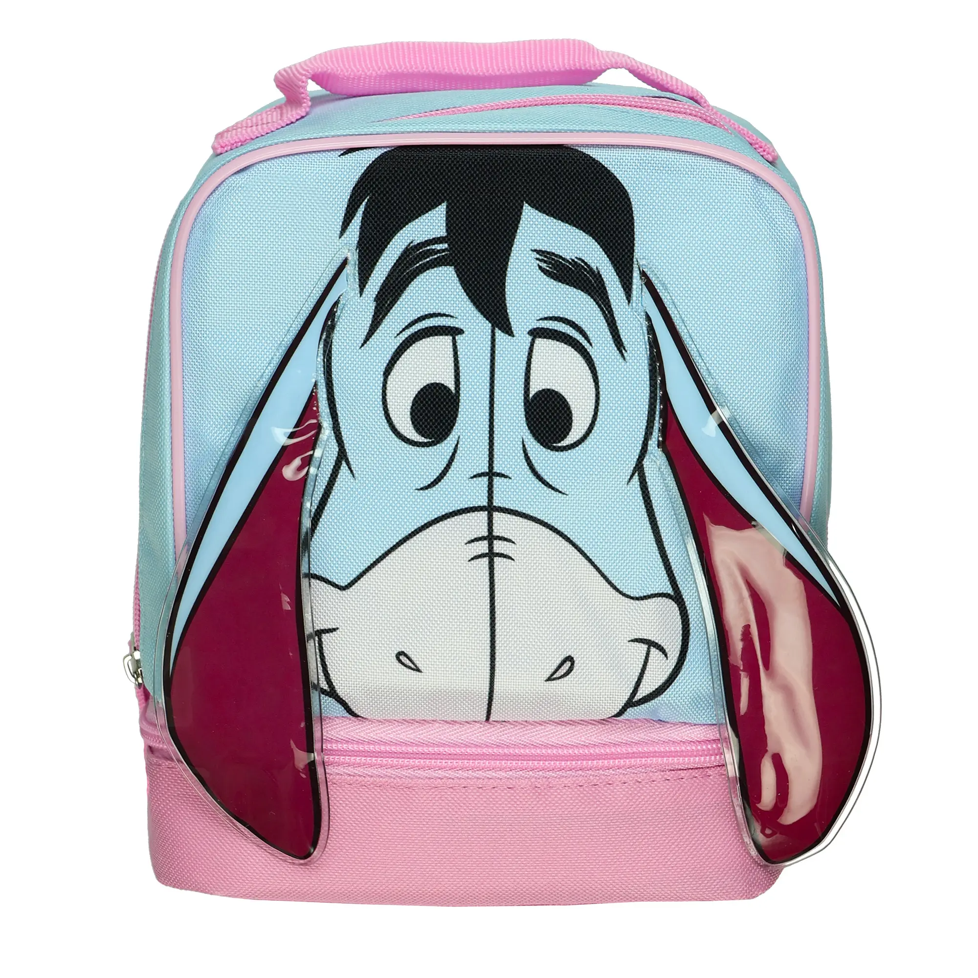 Disney Winnie The Pooh Lunch Box Eeyore 3D  9" Insulated Dual Compartment Tote