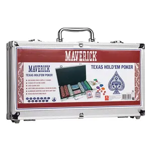 Maverick Texas Hold 'Em Poker Set - 300 Chips with Aluminum Case