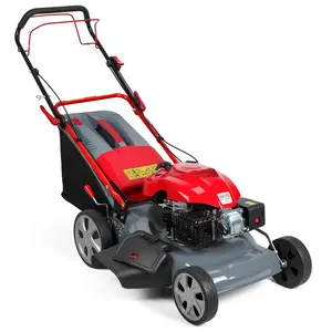 Explorinox DU12176-51B3 20-Inch Self-Propelled Lawn Mower 173cc Gas Engine with 60L Grass Tank Adjustable Height for Yard Patio Landscaping