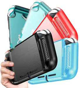 Flexible TPU Rubber Case Protective Cover Grip Skin Compatible with Nintendo Switch Lite Console