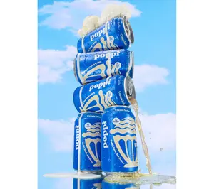 Poppi (16) 12-oz Cans 5g Sugar Soda Americana Assortment