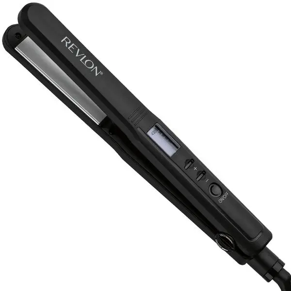 REVLON Perfect Heat Triple Ceramic Flat Iron, 1" Plates | 3X Ceramic Coated for Reduced Damage, Fast Styling, Consistent Heat, For Fast, Smooth, Shiny Results