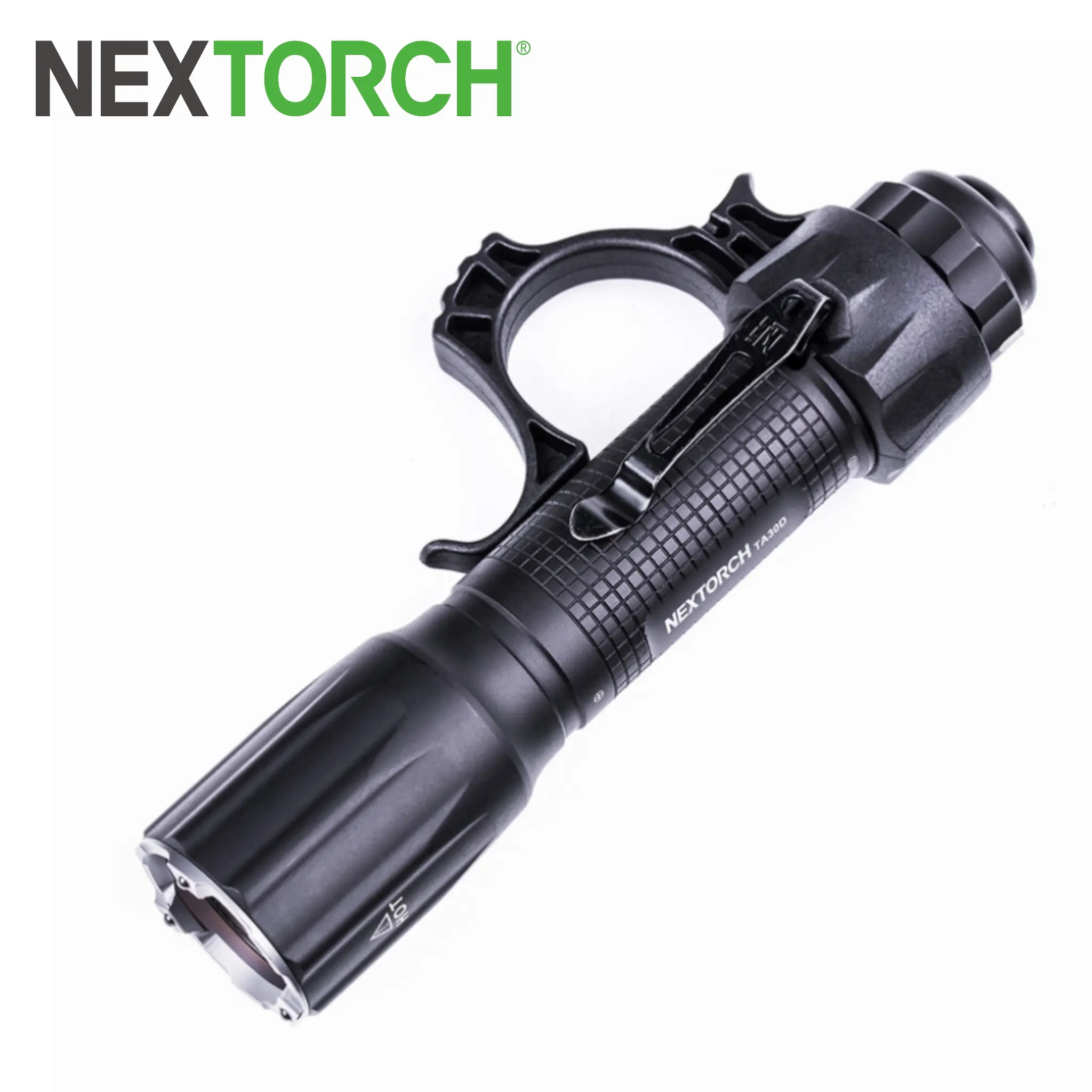 NEXTORCH TA30D Compact Tactical Torch, Rechargeable 2200 Lumen Multi-Mode Light with 1-Step Strobe, Rugged Waterproof Flashlight for Law Enforcement, Camping & Hiking, Multi-Mode Light Torches, Rechargeable Led Tactical Torches