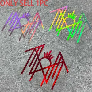 1PC  Band Fans Car Sticker, Retro Creative Waterproof UV-Resistant Vinyl Sticker, Suitable for Car Windows, Body, Bumper, Motorcycle Fuel Tank, Front Fairing, Decorative Gift for Automotive Enthusiasts, Sticker for Cars