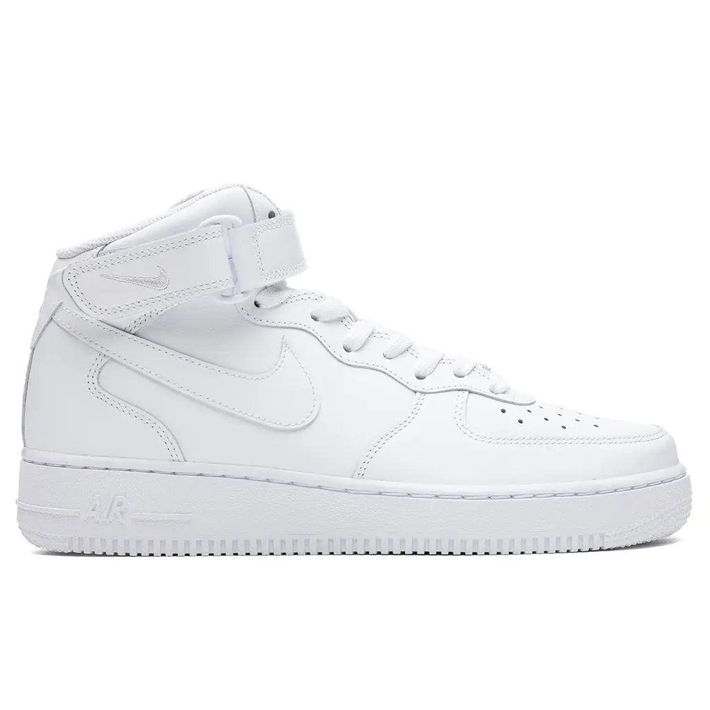 Nike Air Force 1 Mid '07 White CW2289-111 Men's Fashion Sneaker New