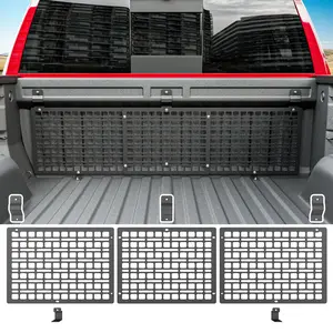 [Fits 19-25] Front Bed Molle Panel Compatible with 19-25 Silverado GMC Sierra Truck Panel System Replacement for 2019-2025 Chevy Silverado Accessories