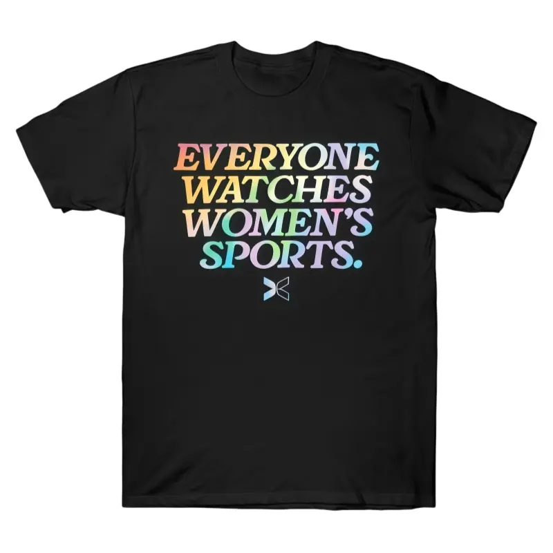 🏀[100% Cotton][Graphic Tee]Everyone Watches Women’s Sports Graphic T-Shirt for Men Women – Empowerment Statement Tee, Y2K Streetwear Style Shirt, Soft Cotton Breathable Casual Top, Oversized Fit, Trendy Everyday Outfit, Sports Lover Gift Idea tiktokshopsp