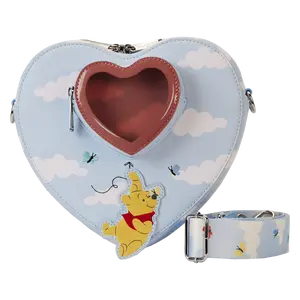 Winnie the Pooh & Friends Floating Balloons Heart Figural Crossbody Bag