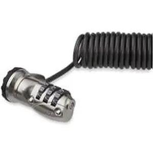 Startech LTLOCK3DCOIL Self-Coiling Laptop Cable Lock - 3-Digit Combination Lock