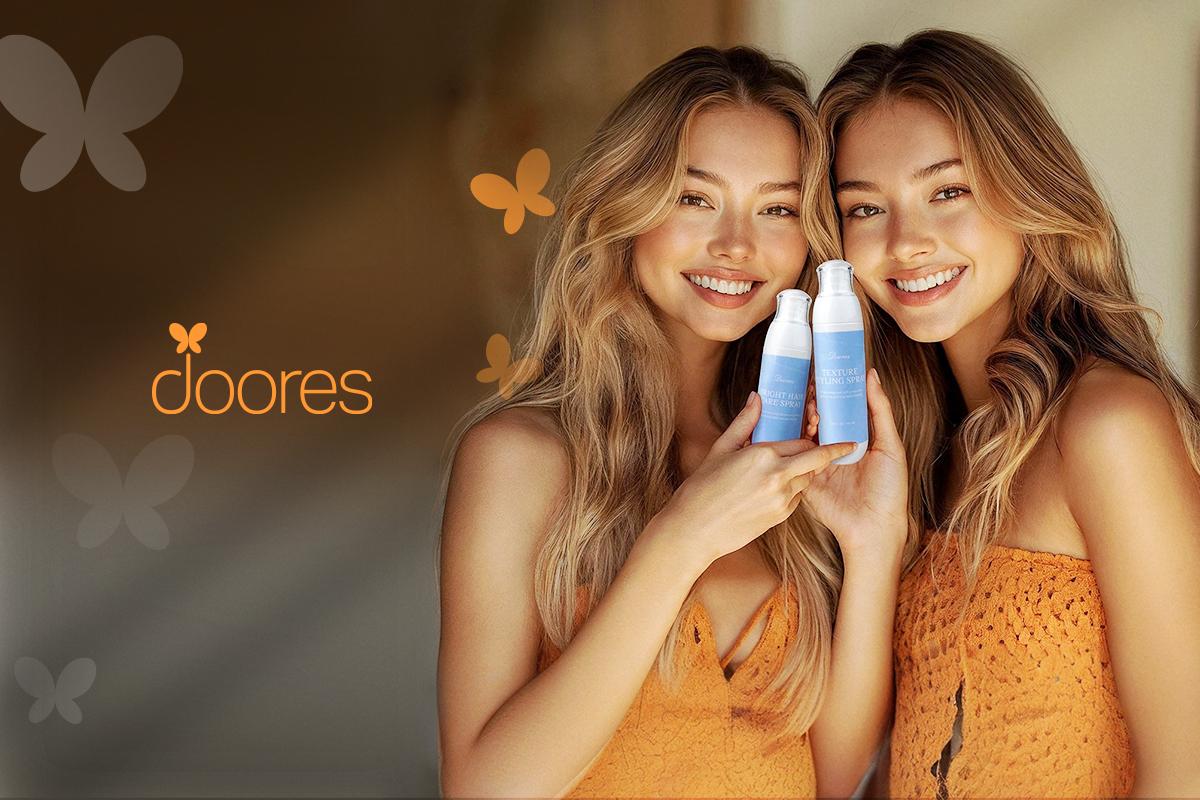 Doores Professional Volume Spray, Finishing & Styling Hairspray for A Lightweight & Long-Lasting Hold for All Hair Types Haircare