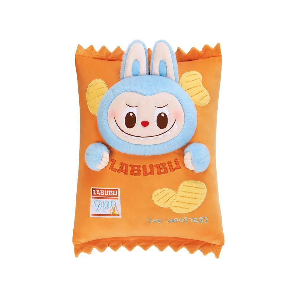 THE MONSTERS Wacky Mart Series-Pillow (Chips), Surprise Gift LABUBU Fun Toy