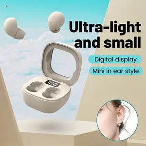INSONIXN Mini Invisible Earbuds, Water Resistant Earbud-Style Hi-Fi In-Ear Wireless Bluetooth Headphones, Low Latency, Dual Noise Reduction, Smart Touch Controls, Smartphone-Connected for Sleep & Gaming Modes