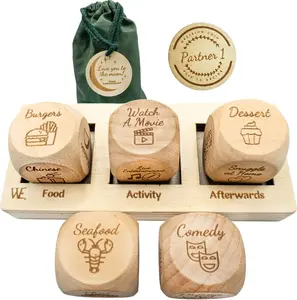Couples Date Night Dice Game Set | Romantic Interactive Gift with Dice, Decision Coin & Game Board | Perfect for Intimacy, Anniversary & Fun Nights Together chess left right center game drinking games