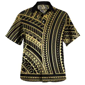 Stand Out This Summer Wear Polynesian Style Stylish Custom Hawaiian Shirt in Lightweight Polyester for Beach Days Parties and Vacations