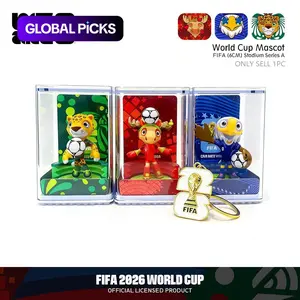 2026 Fifa World Cup Mascot Toy Set, Collectible Figure Collection, Includes Keychain, Zayu, Clutch, Maple, Soccer Fan Gift, Desk & Car Decor, 6cm #GLOBAL PICKS