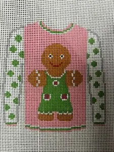 Gingerbread Girl Pink Sweater