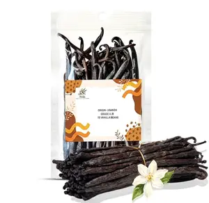 Native Vanilla 15 Organic Vanilla Beans Grade A 5-6 Inch Whole Pods for Homemade Extract, Baking & Brewing | Moist & Plump | Non-GMO, Gluten-Free