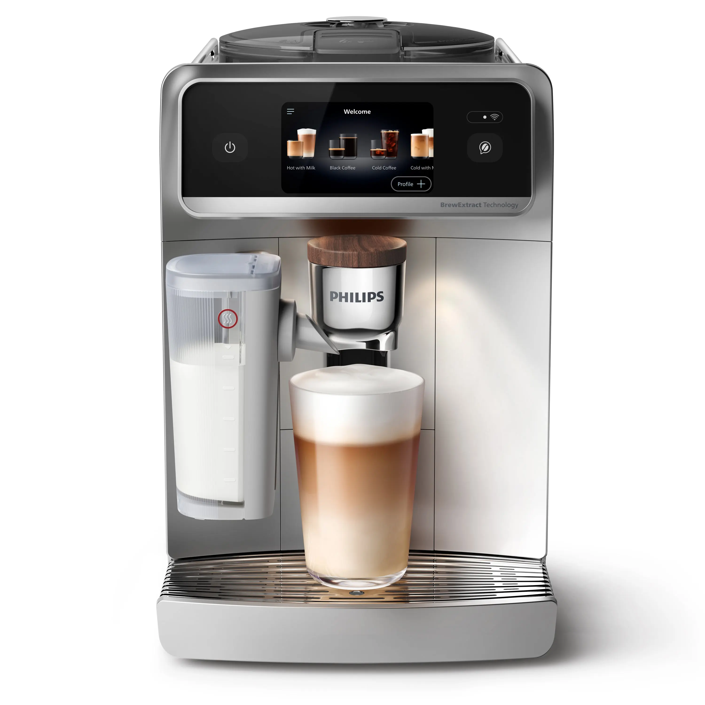 Philips Cafe Aromis 8000 Series Fully Automatic Coffee and Espresso Machine with LatteGo Pro