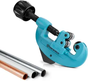 Tubing  1/8"-1-1/4", Copper, , Brass and Plastic Tubing Quick-Acting , With Replacement Wheel and Reamer