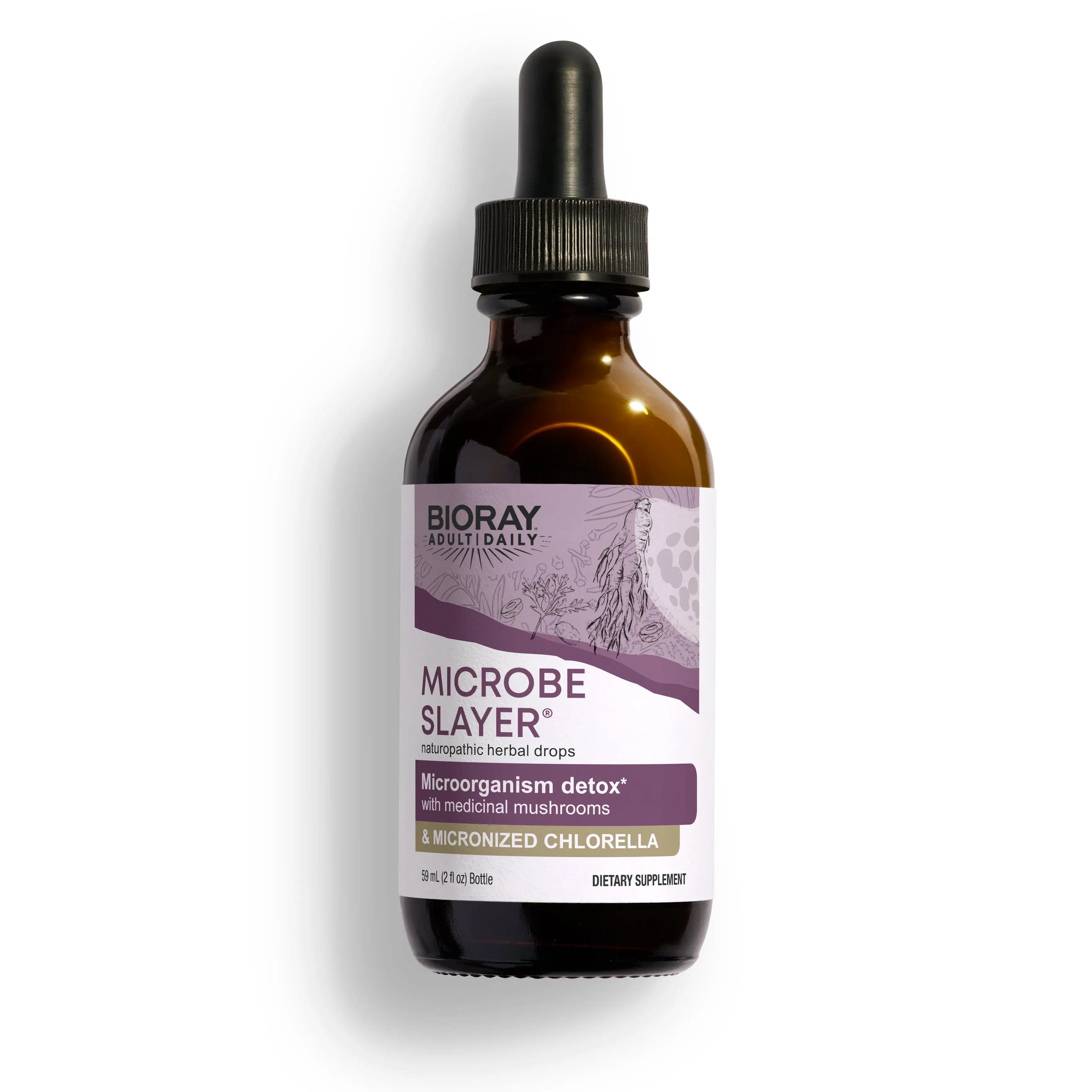 Microbe Slayer by BIORAY - Herbal Parasite Cleanse & Digestive Balance Tonic