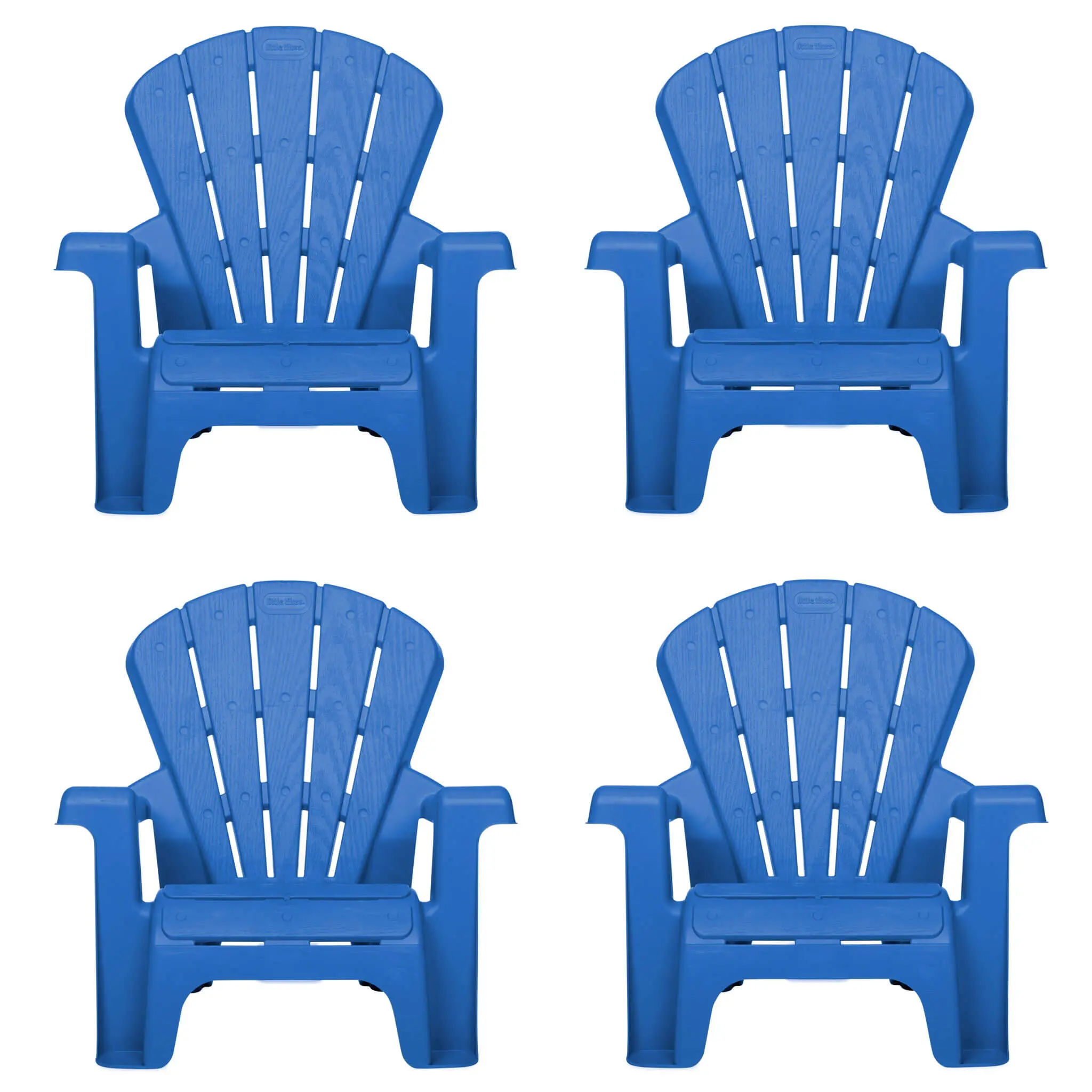 Little Tikes Garden Chair - Blue 4 Pack