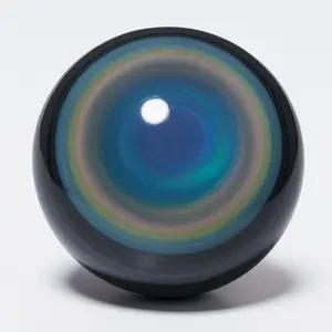Rainbow Eye Obsidian Crystal Sphere – Polished Protection Stone for Aura Shielding, Focus & Inner Clarity