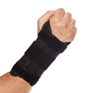 Carpal Tunnel Wrist Brace Support with 3 Straps and Metal Splint Stabilizer - Helps Relieve Tendinitis Arthritis Carpal Tunnel Pain - Reduces Recovery Time for Men Women