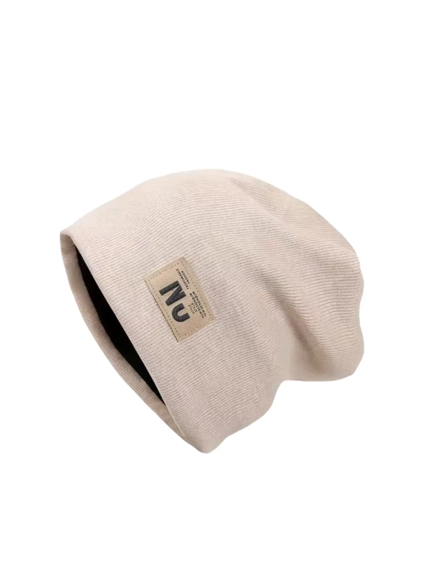 New Pile Hat for Women Autumn Winter, Head Wrap Maternity Cap, Versatile Small Face Knitted Woolen Cold Hat, Stylish and Comfortable, Knitting Beanie