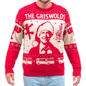 Christmas Vacation The Griswold's Threshold of Hell Clark Santa Hat Ugly Christmas Sweater