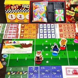 Hot Winning Board Game, Horse Racing Speed Betting Fun Party Game, Bilingual Chinese-English, Exciting Group Activity
